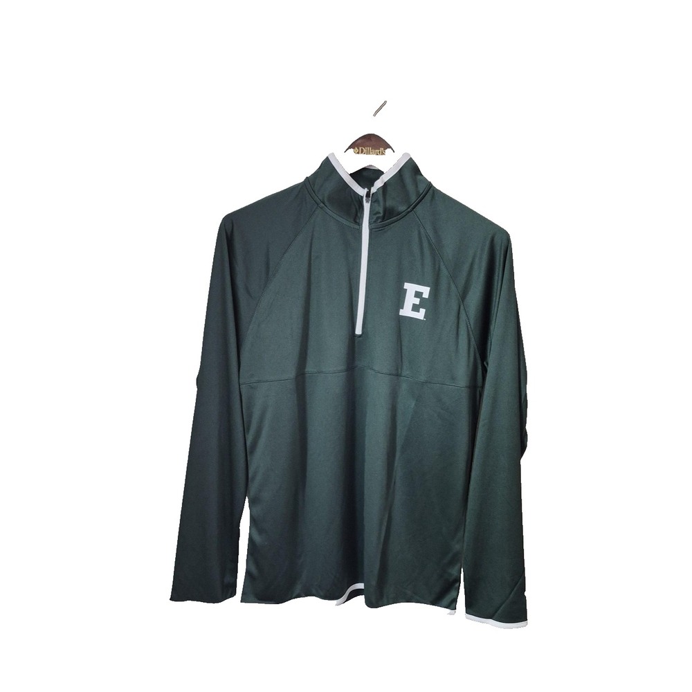 Eastern Michigan Eagles Quarter Zip Pullover Shirt Small NCAA Football Colosseum
